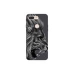 Senada General Mobile Gm 9 Pro İle Uyumlu Kılıf 0.4Mm Lazer Kesim Silikon Kapak Kara Aslan