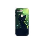 Senada General Mobile Gm 9 Pro İle Uyumlu Kılıf 0.4Mm Lazer Kesim Silikon Kapak Küçük Kedi