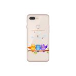 Senada General Mobile Gm 9 Pro İle Uyumlu Kılıf 0.4Mm Lazer Kesim Silikon Kapak Kuşlar