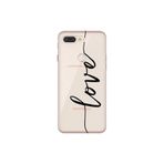 Senada General Mobile Gm 9 Pro İle Uyumlu Kılıf 0.4Mm Lazer Kesim Silikon Kapak Love Dizayn