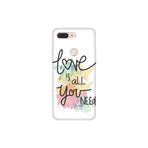 Senada General Mobile Gm 9 Pro İle Uyumlu Kılıf 0.4Mm Lazer Kesim Silikon Kapak Love Is All