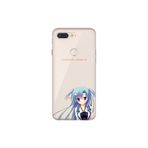 Senada General Mobile Gm 9 Pro İle Uyumlu Kılıf 0.4Mm Lazer Kesim Silikon Kapak Mavi Anime Kız