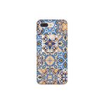 Senada General Mobile Gm 9 Pro İle Uyumlu Kılıf 0.4Mm Lazer Kesim Silikon Kapak Mavi Geo