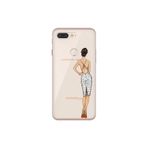 Senada General Mobile Gm 9 Pro İle Uyumlu Kılıf 0.4Mm Lazer Kesim Silikon Kapak Moda Ikonu Kız
