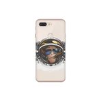 Senada General Mobile Gm 9 Pro İle Uyumlu Kılıf 0.4Mm Lazer Kesim Silikon Kapak Monkey Fly