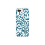 Senada General Mobile Gm 9 Pro İle Uyumlu Kılıf 0.4Mm Lazer Kesim Silikon Kapak Parildayan Zebra