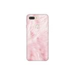 Senada General Mobile Gm 9 Pro İle Uyumlu Kılıf 0.4Mm Lazer Kesim Silikon Kapak Pembe Tüy