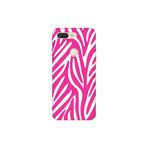 Senada General Mobile Gm 9 Pro İle Uyumlu Kılıf 0.4Mm Lazer Kesim Silikon Kapak Pembe Zebra