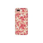Senada General Mobile Gm 9 Pro İle Uyumlu Kılıf 0.4Mm Lazer Kesim Silikon Kapak Pink Mozaic
