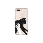 Senada General Mobile Gm 9 Pro İle Uyumlu Kılıf 0.4Mm Lazer Kesim Silikon Kapak Sanat Kedi