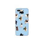 Senada General Mobile Gm 9 Pro İle Uyumlu Kılıf 0.4Mm Lazer Kesim Silikon Kapak Şirin Pug Köpek