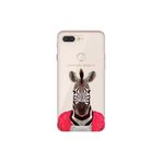 Senada General Mobile Gm 9 Pro İle Uyumlu Kılıf 0.4Mm Lazer Kesim Silikon Kapak Şirin Zebra