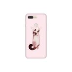 Senada General Mobile Gm 9 Pro İle Uyumlu Kılıf 0.4Mm Lazer Kesim Silikon Kapak Siyam Kedi