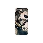Senada General Mobile Gm 9 Pro İle Uyumlu Kılıf 0.4Mm Lazer Kesim Silikon Kapak Skull Cowboy