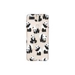 Senada General Mobile Gm 9 Pro İle Uyumlu Kılıf 0.4Mm Lazer Kesim Silikon Kapak Small Pandas