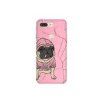 Senada General Mobile Gm 9 Pro İle Uyumlu Kılıf 0.4Mm Lazer Kesim Silikon Kapak Süslü Tarz Pug