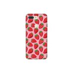 Senada General Mobile Gm 9 Pro İle Uyumlu Kılıf 0.4Mm Lazer Kesim Silikon Kapak Tatlı Çilek