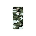 Senada General Mobile Gm 9 Pro İle Uyumlu Kılıf 0.4Mm Lazer Kesim Silikon Kapak Trend Kamuflaj