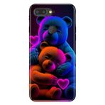 Senada General Mobile GM 9 Pro ile Uyumlu Kılıf Resimli Desenli Silikon Bear Love