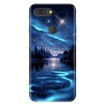 Senada General Mobile GM 9 Pro ile Uyumlu Kılıf Resimli Desenli Silikon Gece Yarısı