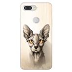 Senada General Mobile Gm 9 Pro İle Uyumlu Kılıf Silikon Desenli Tam Koruma Resimli Sfenks Kedi
