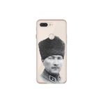 Senada General Mobile Gm 9 Pro Uyumlu İle Uyumlu Kılıf 0.4Mm Lazer Kesim Silikon Kapak Atatürk Paşa