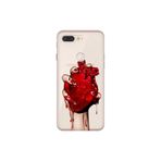 Senada General Mobile Gm 9 Pro Uyumlu İle Uyumlu Kılıf 0.4Mm Lazer Kesim Silikon Kapak Kanlı Kalp