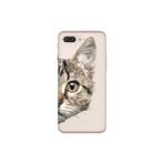 Senada General Mobile Gm 9 Pro Uyumlu İle Uyumlu Kılıf 0.4Mm Lazer Kesim Silikon Kapak Kedi Prisma