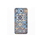 Senada Gm 5 Plus Uyumlu İle Uyumlu Kılıf 0.4Mm Lazer Kesim Silikon Kapak Mavi Geo