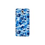 Senada Gm 5 Plus Uyumlu İle Uyumlu Kılıf 0.4Mm Lazer Kesim Silikon Kapak Mavi Komando