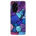 Senada Honor 200 İle Uyumlu Kılıf Dekoratif Silikon Baskılı Kapak 4D Küpler