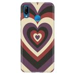 Senada Huawei P20 Lite ile Uyumlu Kılıf Resimli Desenli Silikon Mat Kalpler