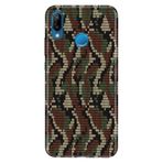Senada Huawei P20 Lite ile Uyumlu Kılıf Resimli Desenli Silikon X Kamuflaj
