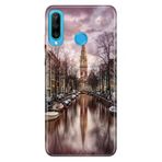 Senada Huawei P30 Lite İle Uyumlu Kılıf Desenli Baskılı Silikon Amsterdam