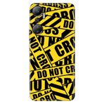 Senada Infinix Hot 20 İle Uyumlu Kılıf Kamera Korumalı Silikon Resimli Uv Kapak Cross Polis