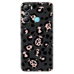 Senada Infinix Hot 20İ İle Uyumlu Kılıf Silikon Desenli Resimli Uv Kapak Leopar