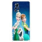 Senada Infinix Note 11 Pro ile Uyumlu Kılıf Resimli Desenli Silikon ElsaAnnaOlaf