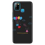 Senada Infinix Smart 5 İle Uyumlu Kılıf Silikon Tioserisi Desenli Resimli - Çöp Aşk