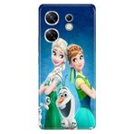 Senada Infinix Zero 30 4G ile Uyumlu Kılıf Resimli Desenli Silikon ElsaAnnaOlaf