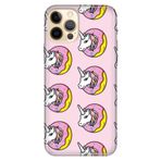 Senada Iphone 13 Pro İle Uyumlu Kılıf Colored Desenli Silikon Unicorn Donut