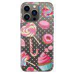 Senada Iphone 14 Pro Max İle Uyumlu Kılıf Silikon Moderna Resimli Desenli Cupcake Donut