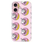 Senada İphone 16 İle Uyumlu Kılıf Silikon Desenli İphone16 Kapak Unicorn Donut