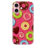 Senada İphone 16 Plus İle Uyumlu Kılıf Silikon Desenli 16 Plus Kapak Donut