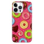 Senada İphone 16 Pro İle Uyumlu Kılıf Silikon Desenli 16 Pro Kapak Donut