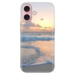 Senada iPhone 17 Camera Productor ile Uyumlu Kılıf Art Silikon Baskılı TPU Sahil