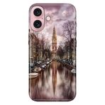 Senada iPhone 17 Camera Productor ile Uyumlu Kılıf Dekoratif Silikon Baskılı Kapak Amsterdam