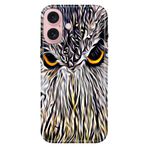 Senada iPhone 17 Camera Productor ile Uyumlu Kılıf Dekoratif Silikon Baskılı Kapak Baykuş Asil