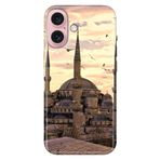 Senada iPhone 17 Camera Productor ile Uyumlu Kılıf Dekoratif Silikon Baskılı Kapak Camii
