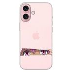Senada iPhone 17 Camera Productor ile Uyumlu Kılıf Dekoratif Silikon Baskılı Kapak Gizli Bakış