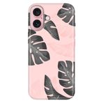 Senada iPhone 17 Camera Productor ile Uyumlu Kılıf Dekoratif Silikon Baskılı Kapak Hawai Stil